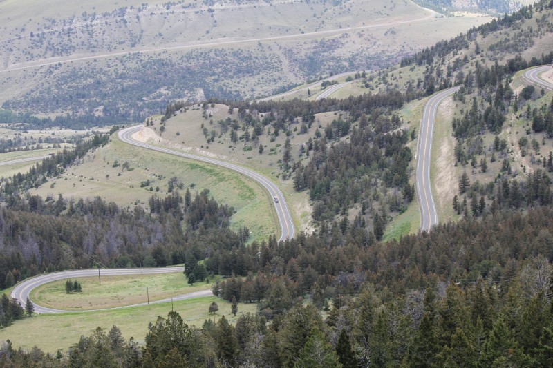 Chief Joseph Scenic Byway
Looking down at the highway from Dead Indian Pass
