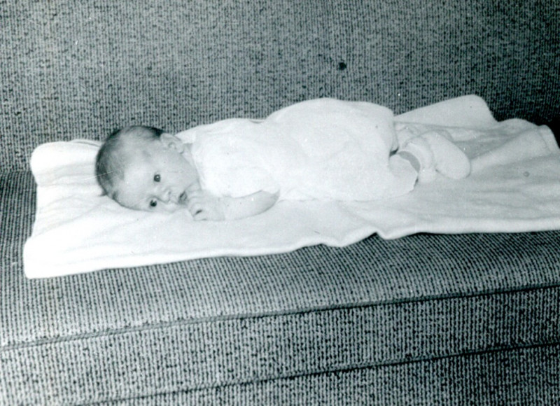 Johnny Dean Mizell 3 weeks old August 1956
