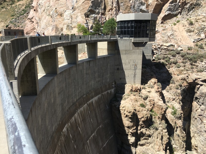 Another dam picture
Buffalo Bill Dam on the Shoshone River
