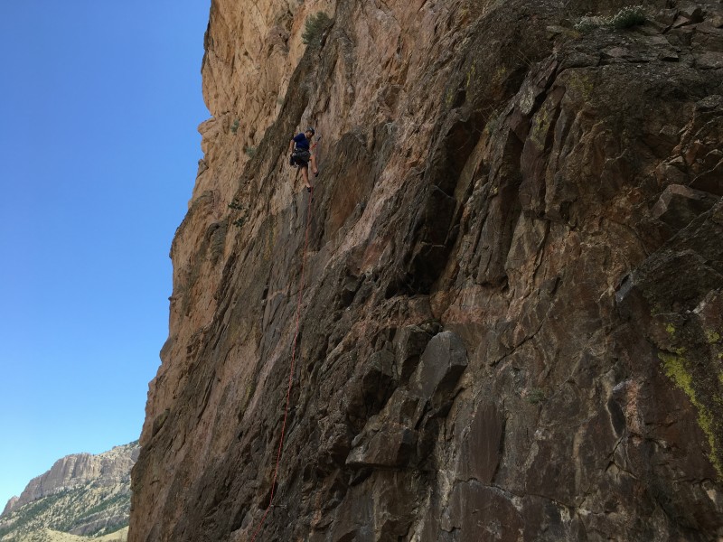 Rock climbing
