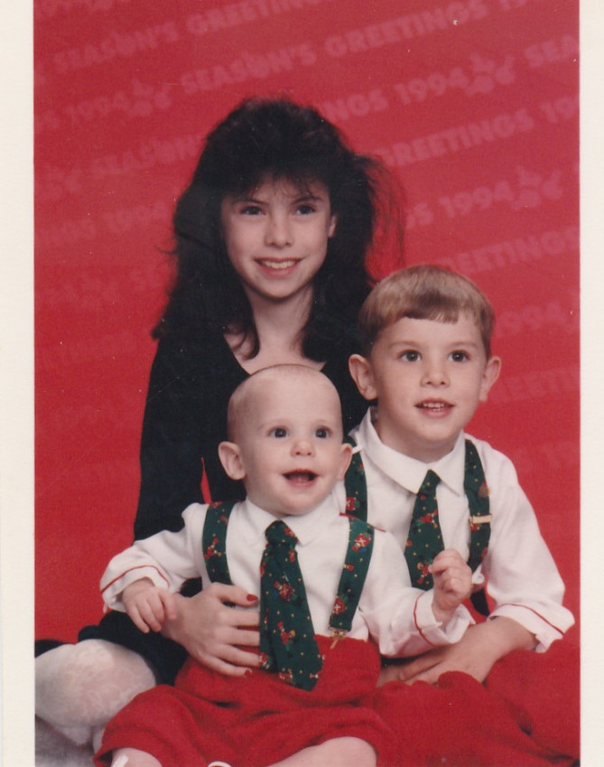 Lauren 9years, David 4 years, Brandon 10 mths
