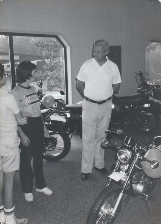 Big Jim's Yamaha
Liz in the middle Arkansas Governor Frank White
