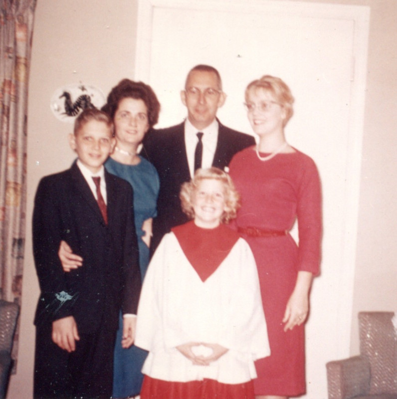 Dan, Irene, Susan (16), Tommy (13), Mary Ellen (8)
December 24 1960
